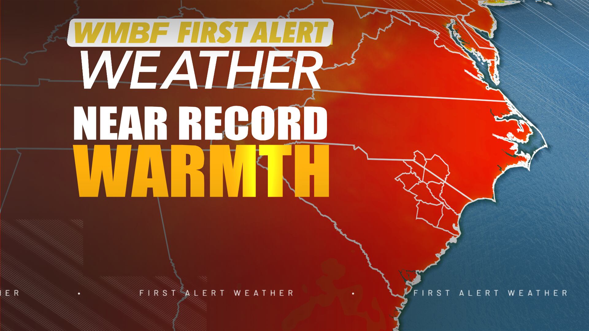 First alert: Near record warmth ahead of late week cold front