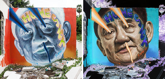 28 murals that feel beautiful and uncomfortable at the same time