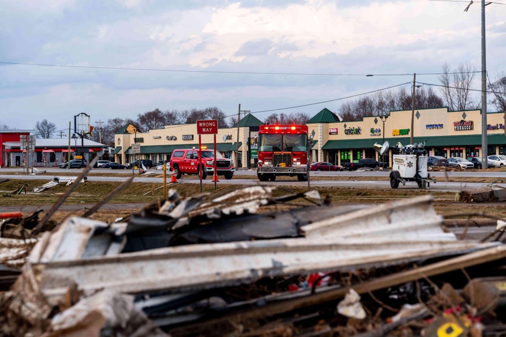 Four dead and at least a dozen injured as severe tornado hits Michigan