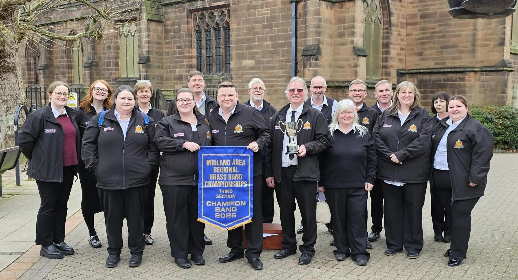 Market Rasen band triumphs at 2026 Midlands Brass Band Championships