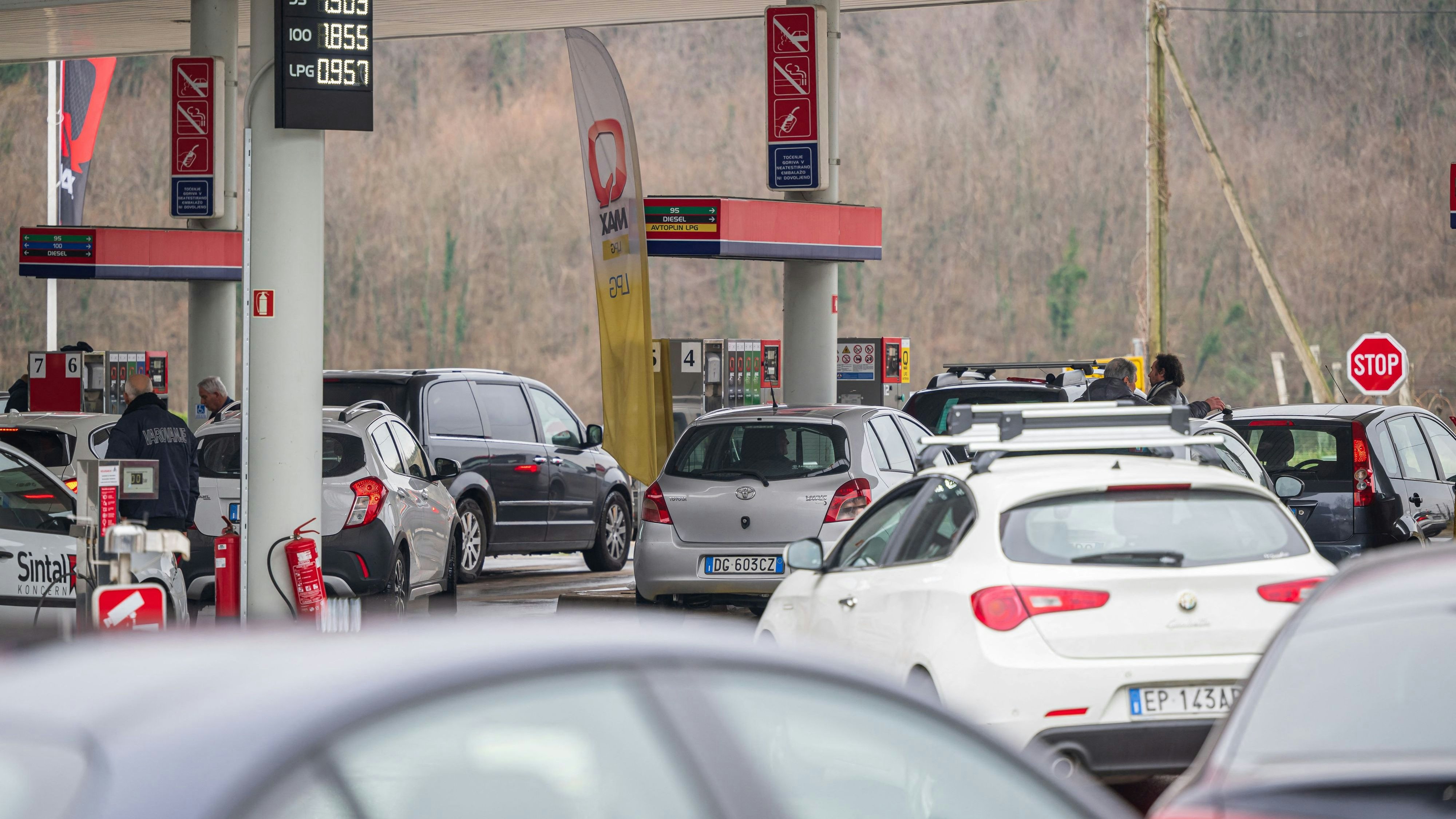 Letzte Tankstelle Vor Osterreich A8 Vignette