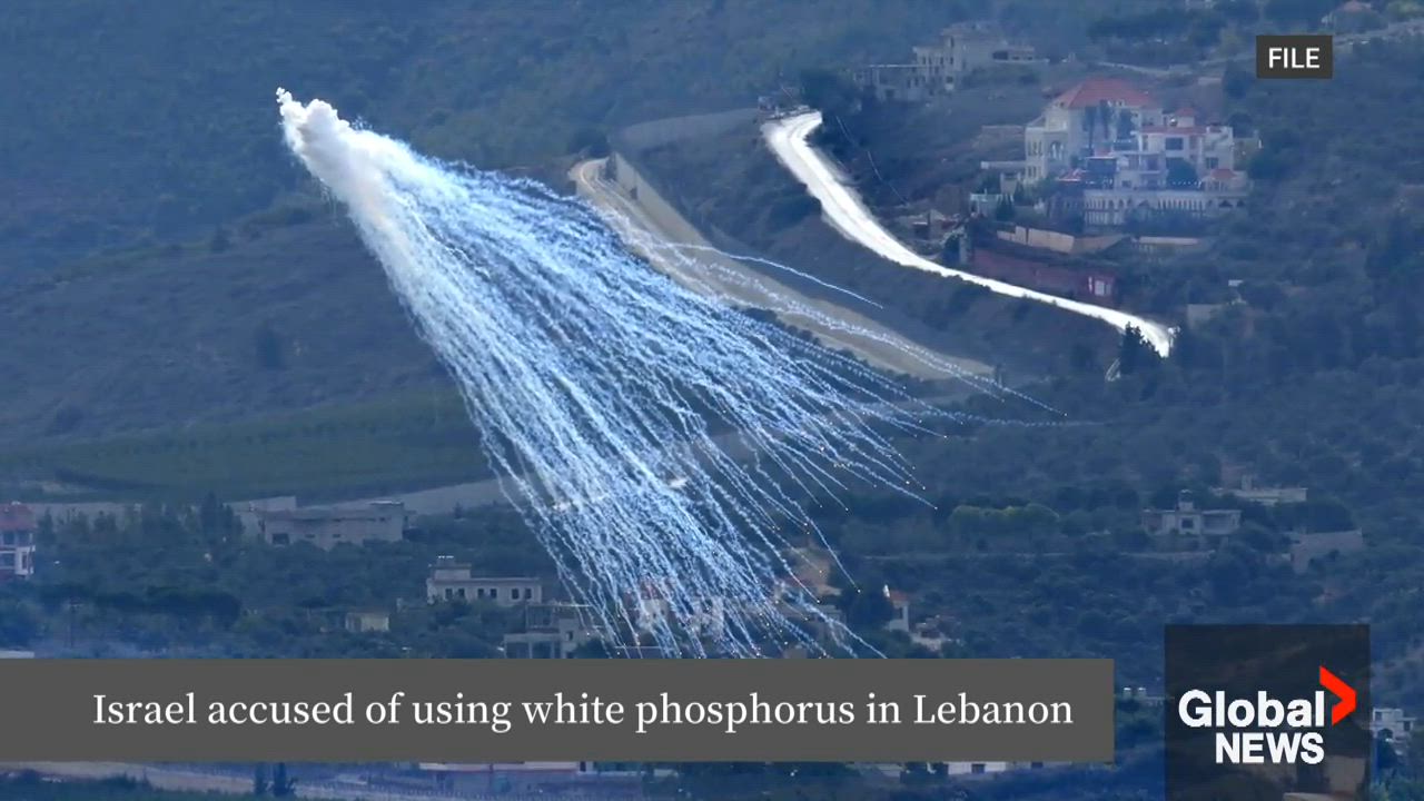 Israel accused of using white phosphorus in Lebanon