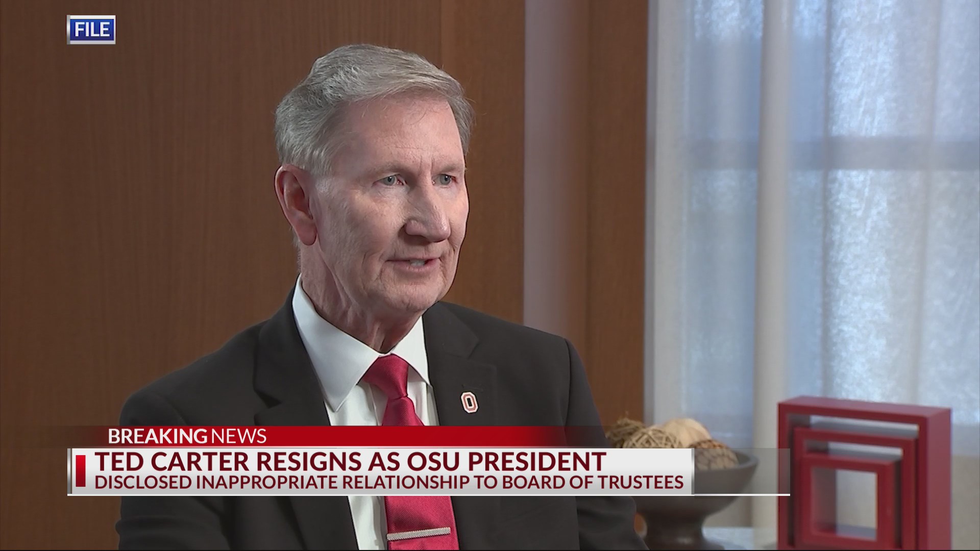 Ohio State president Ted Carter resigns