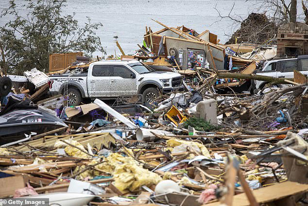 Boy, 12, is among the eight dead after ghastly tornadoes swept through