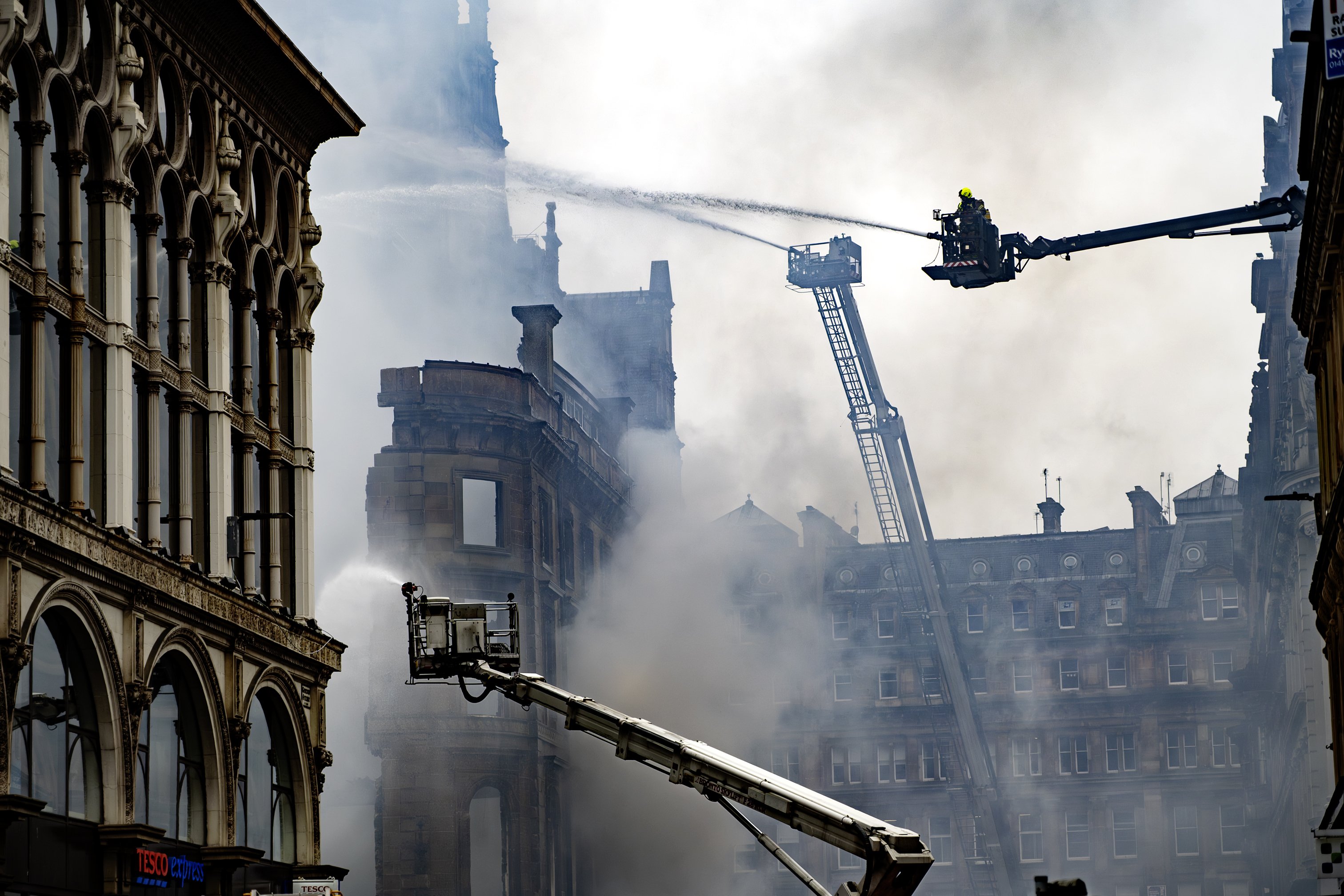 Devastating impact of Glasgow fire 'like something out of the Blitz'