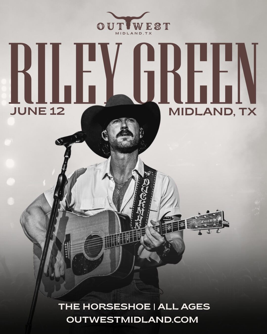 Riley Green to perform at Midland County Horseshoe Arena this summer
