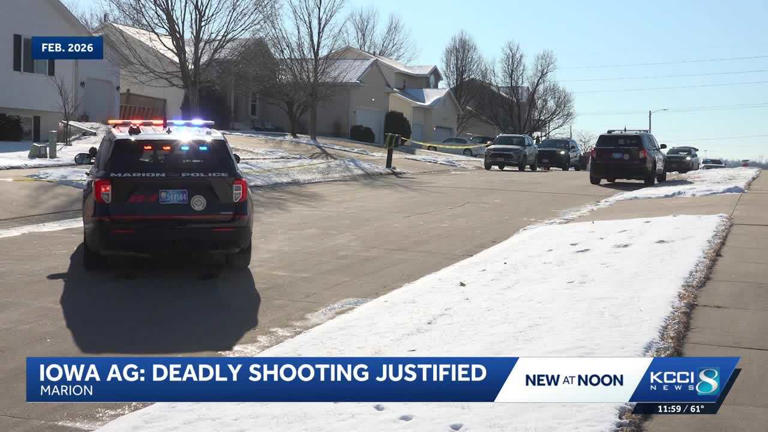 Iowa police officer cleared of wrongdoing in deadly February shooting