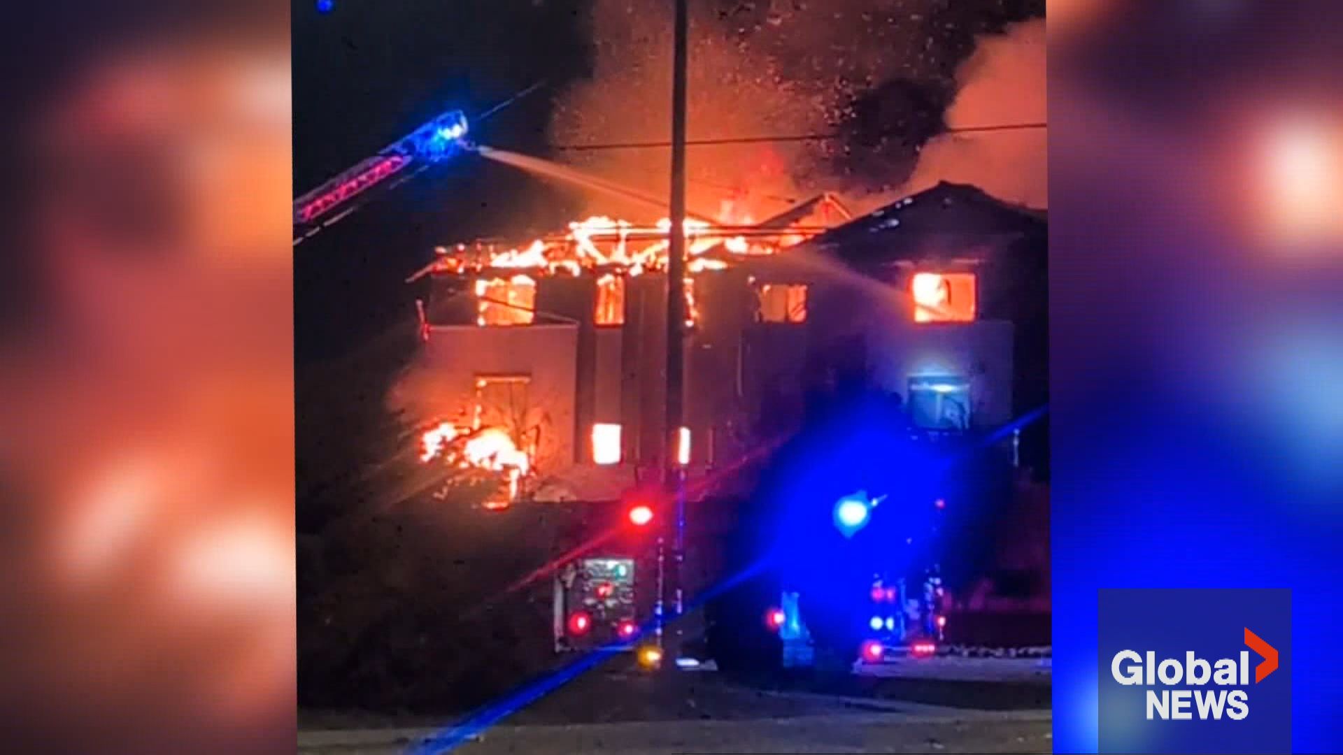 Massive fire destroys several units in Hamilton housing complex
