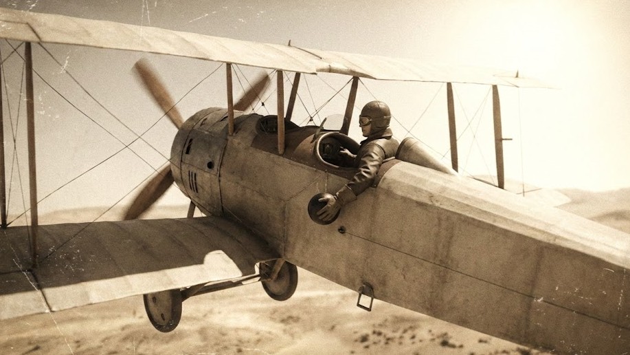 I just threw it - History’s first air bomb