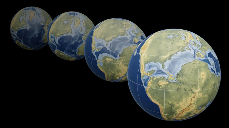 Mapping millions of years of change