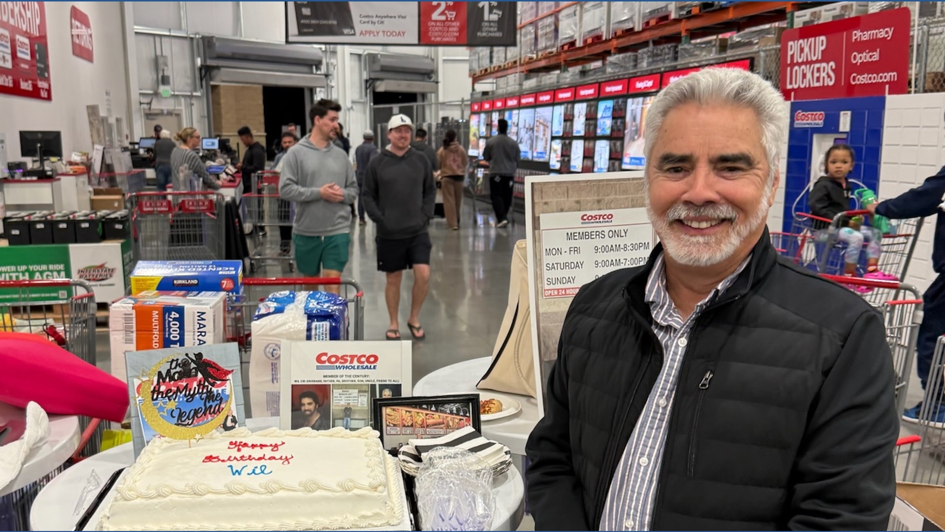 Roseville man surprised with birthday party inside Costco