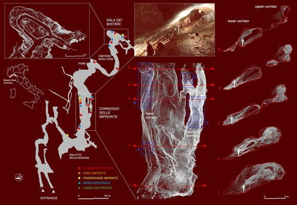 Deep inside a remote cave, researchers have uncovered hand and ...