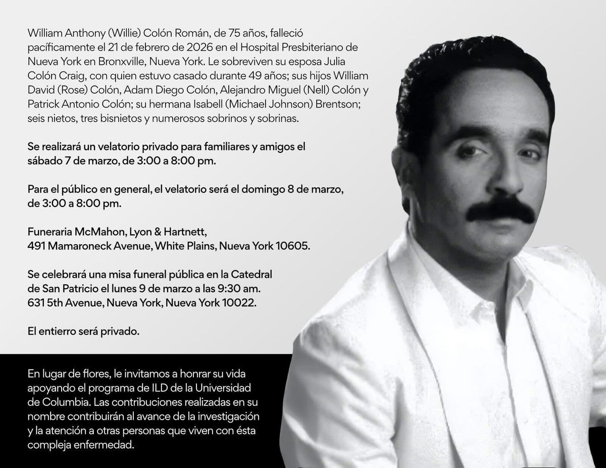 Willie Colón’s emotional funeral: Family, friends, and fans say goodbye ...