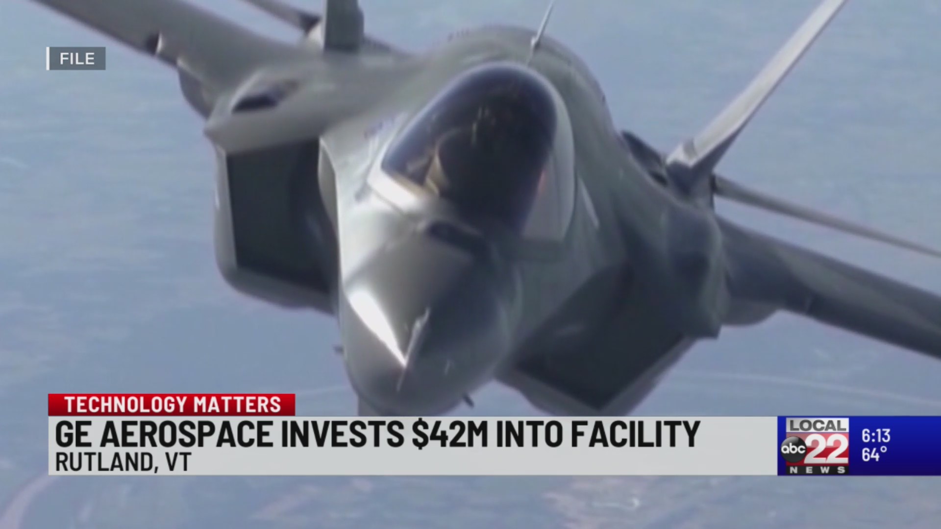 GE Aerospace to invest $42 million in Rutland site