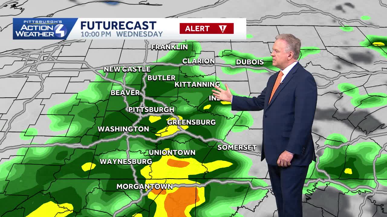 Alert weather day Wednesday for western PA
