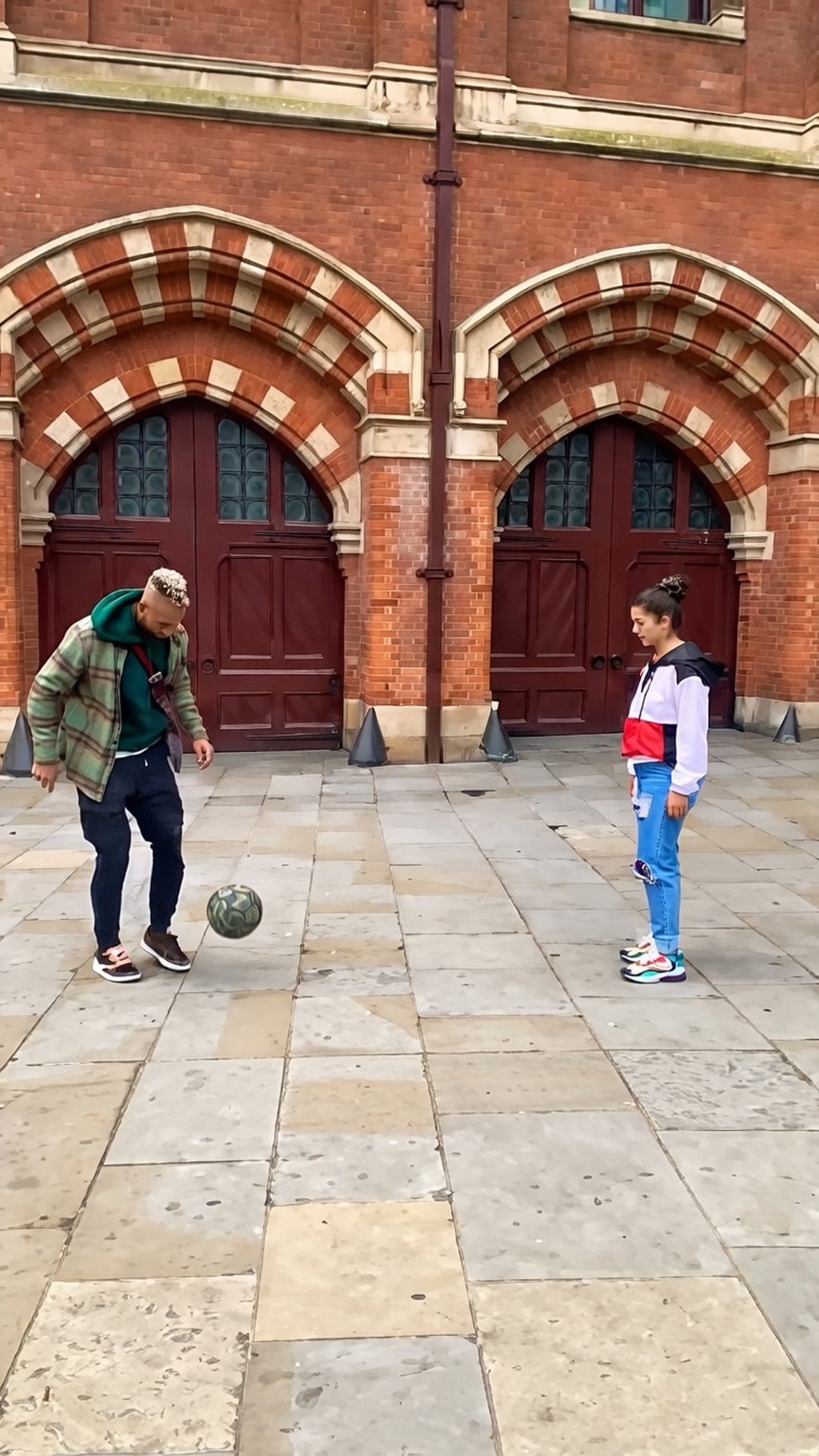 Trying to beat Neymar with my football skills