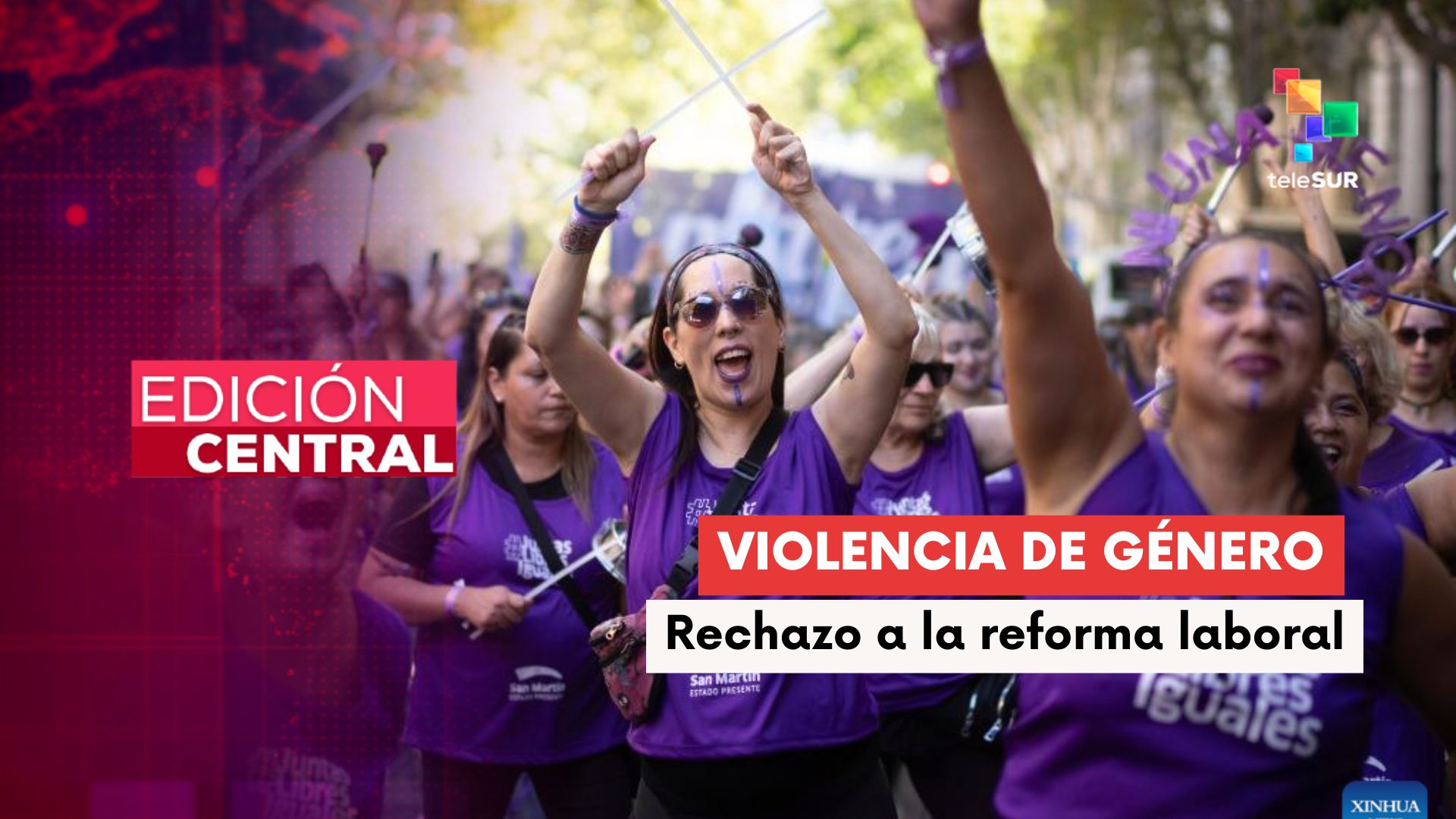 Finalizó movilización en Buenos Aires por el día de la mujer
