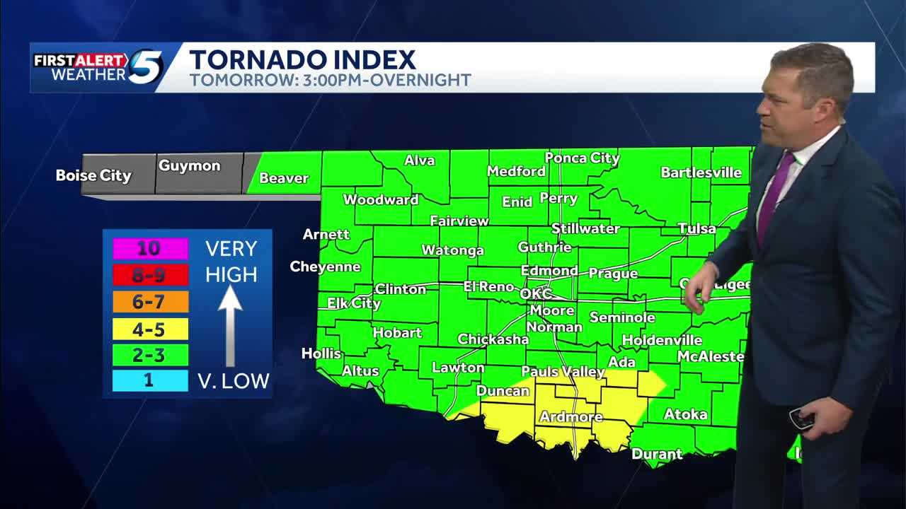 Timeline: Severe storms bring upgraded tornado risk to Oklahoma on Tuesday