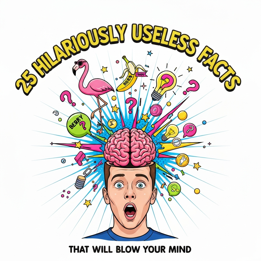 Useless facts 25 hilarious tidbits that will blow your mind