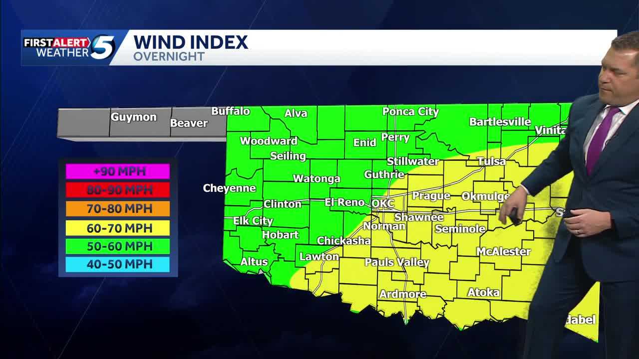 Timeline: Severe storms bring tornado risk to Oklahoma on Tuesday