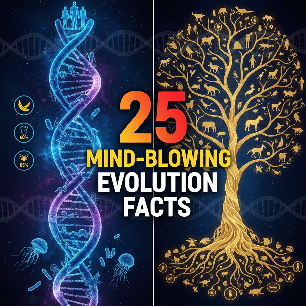 25 mind-blowing evolution facts: uncover life’s amazing story