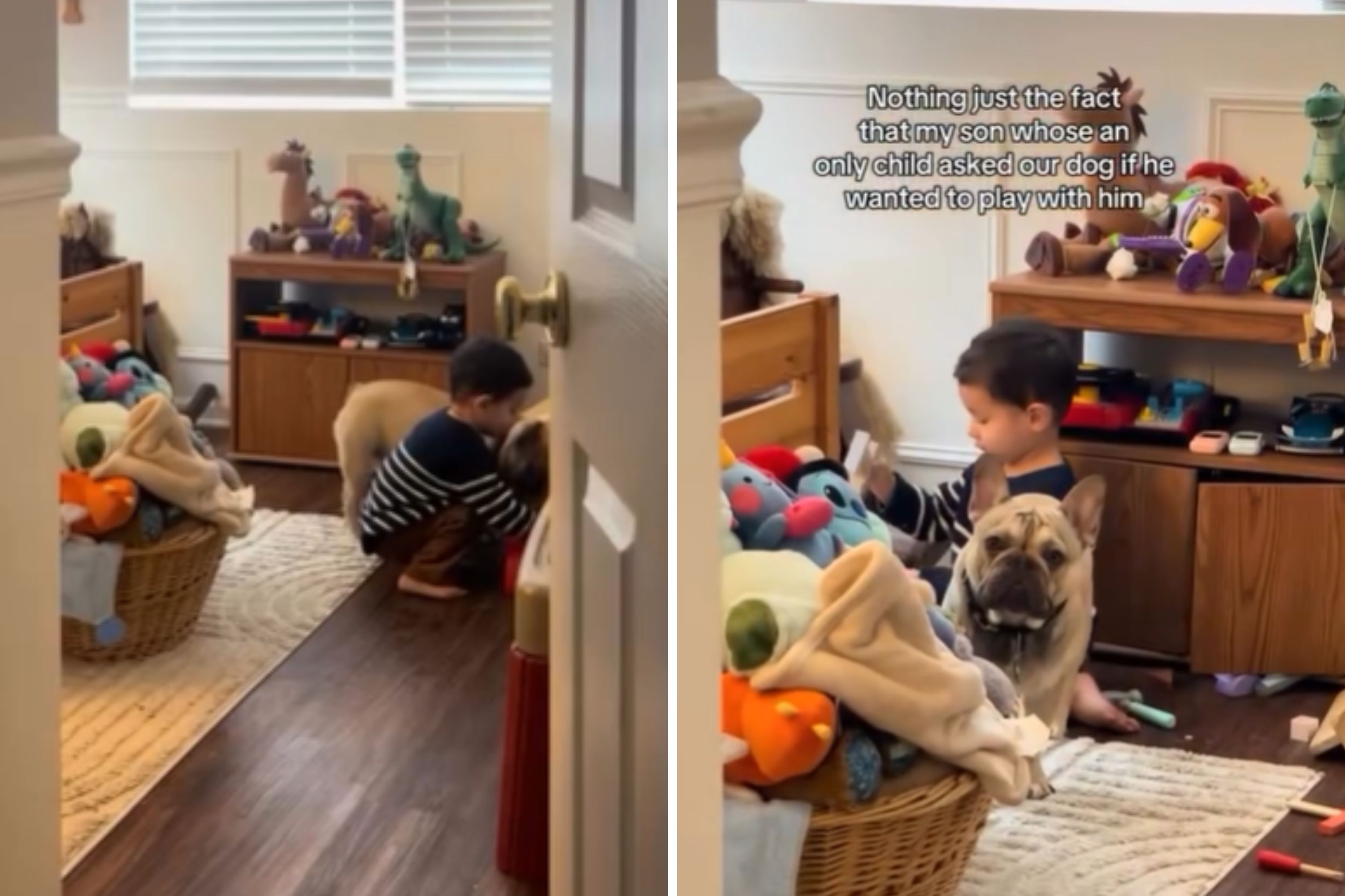 Mom's heart breaks as she overhears the one question only child asks dog