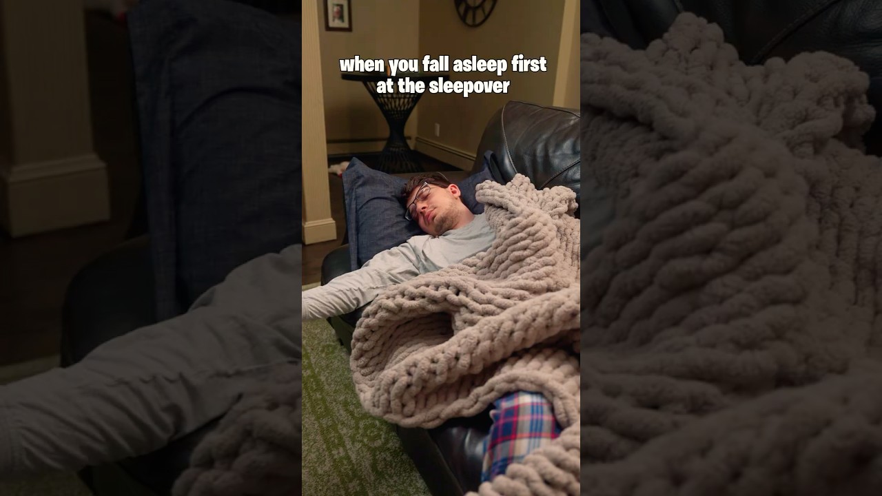 That friend who falls asleep first at the sleepover