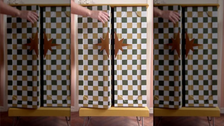 Add extra drinkware storage with an upcycled solution