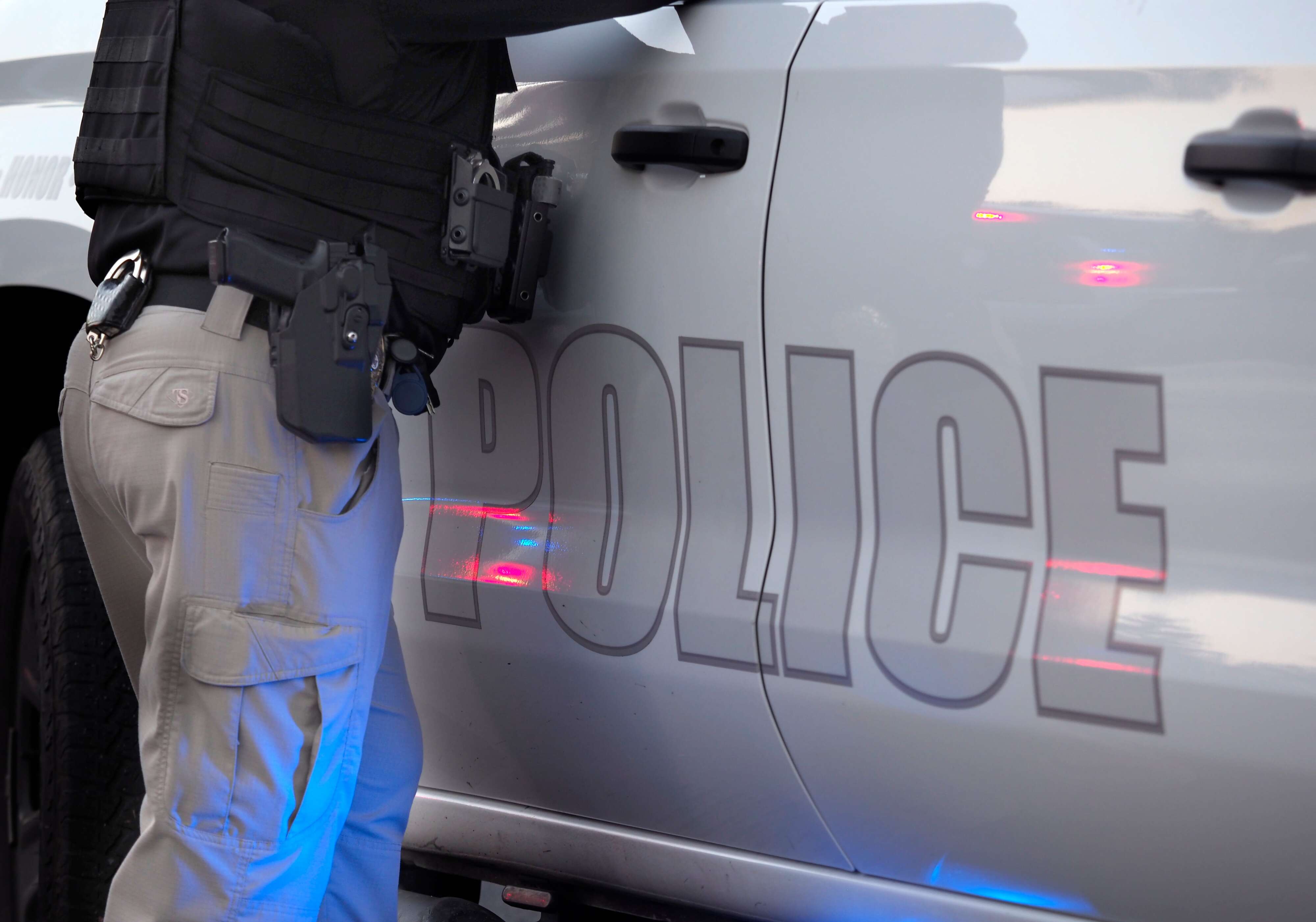 A school went into 'secure' status during manhunt for armed bank robber ...