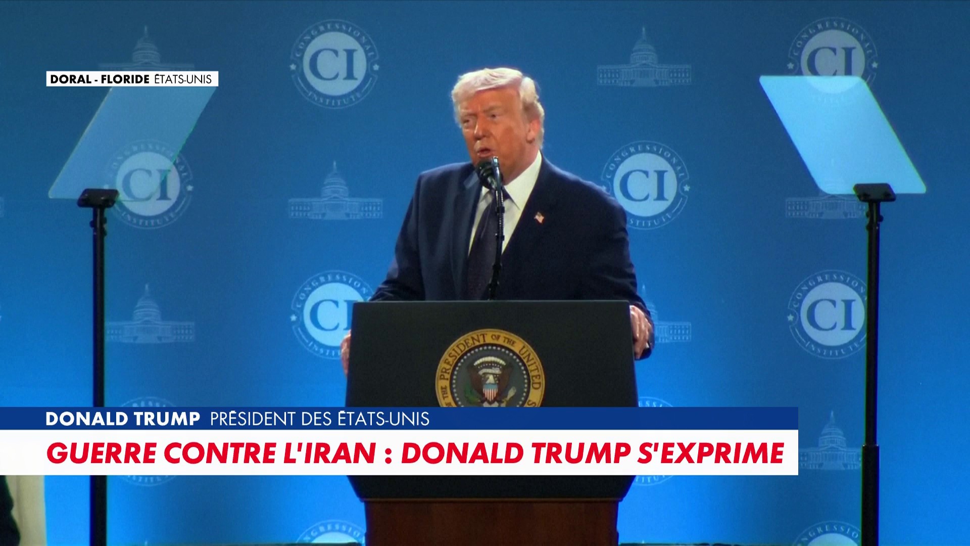 Donald Trump : « Nous avons une petite excursion pour détruire le mal
