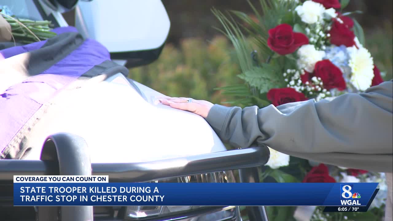 State trooper shot and killed during traffic stop leaves behind wife ...