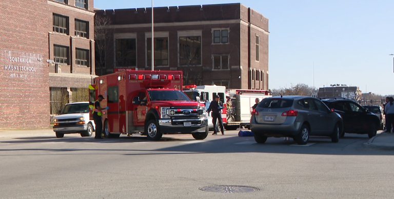 Person injured after being hit by vehicle near Omaha South High School