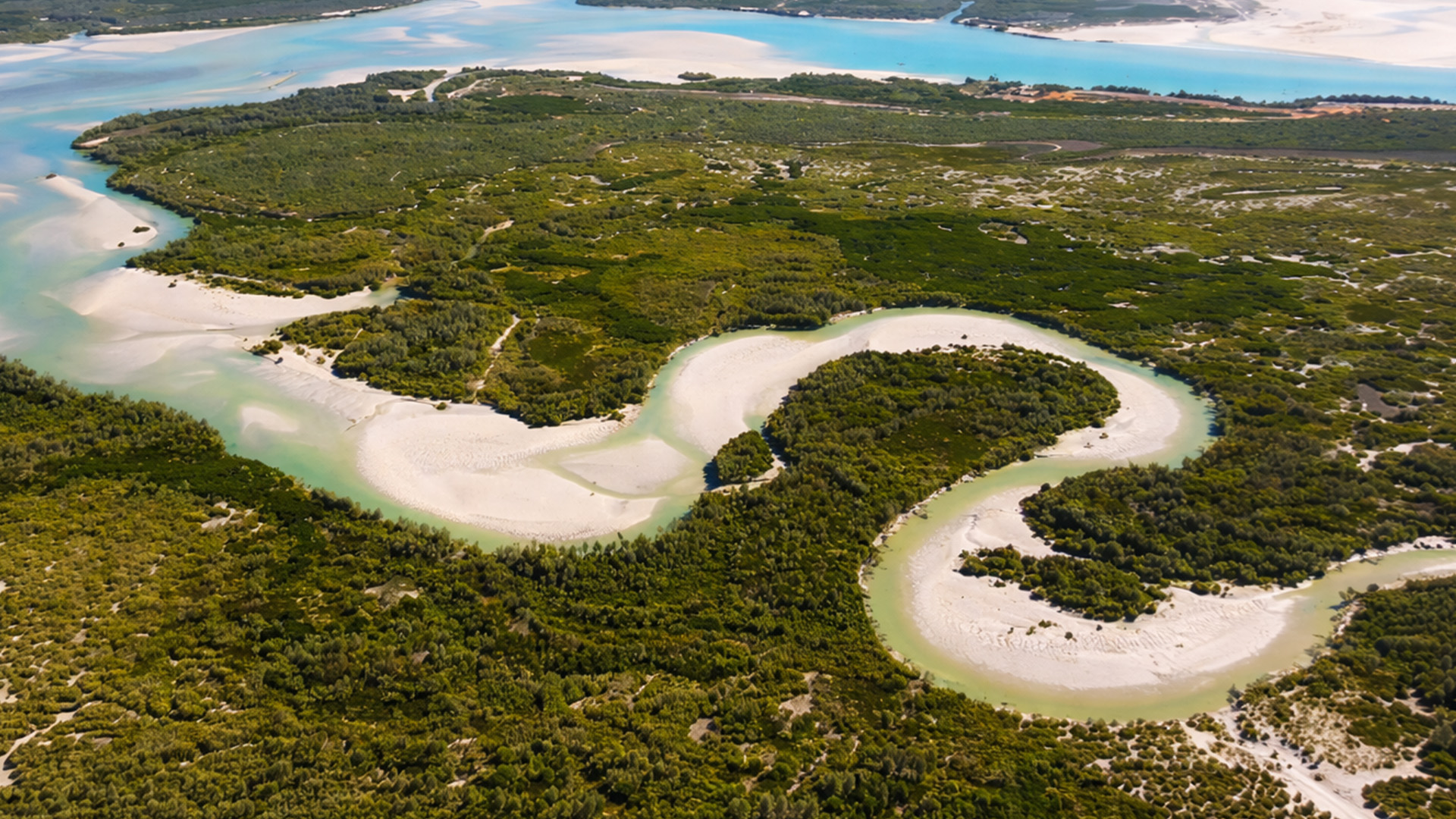 A hidden coastal river in Australia