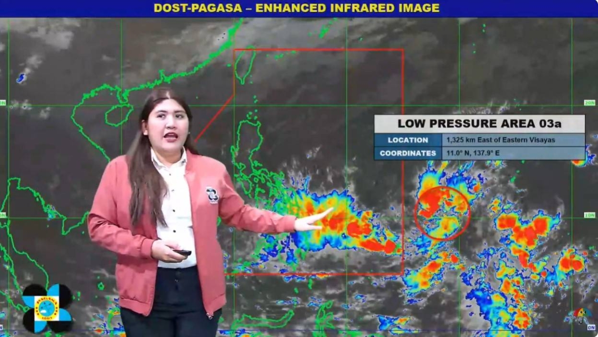 LPA outside PAR now has high chance to intensify into tropical depression