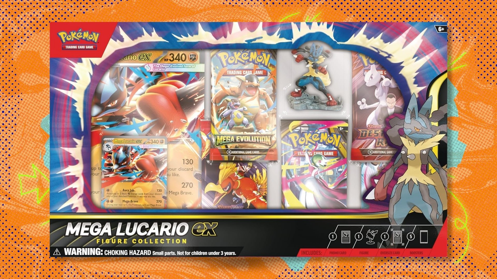 The Pokémon TCG: Mega Lucario ex figure collection is $20 off with this ...