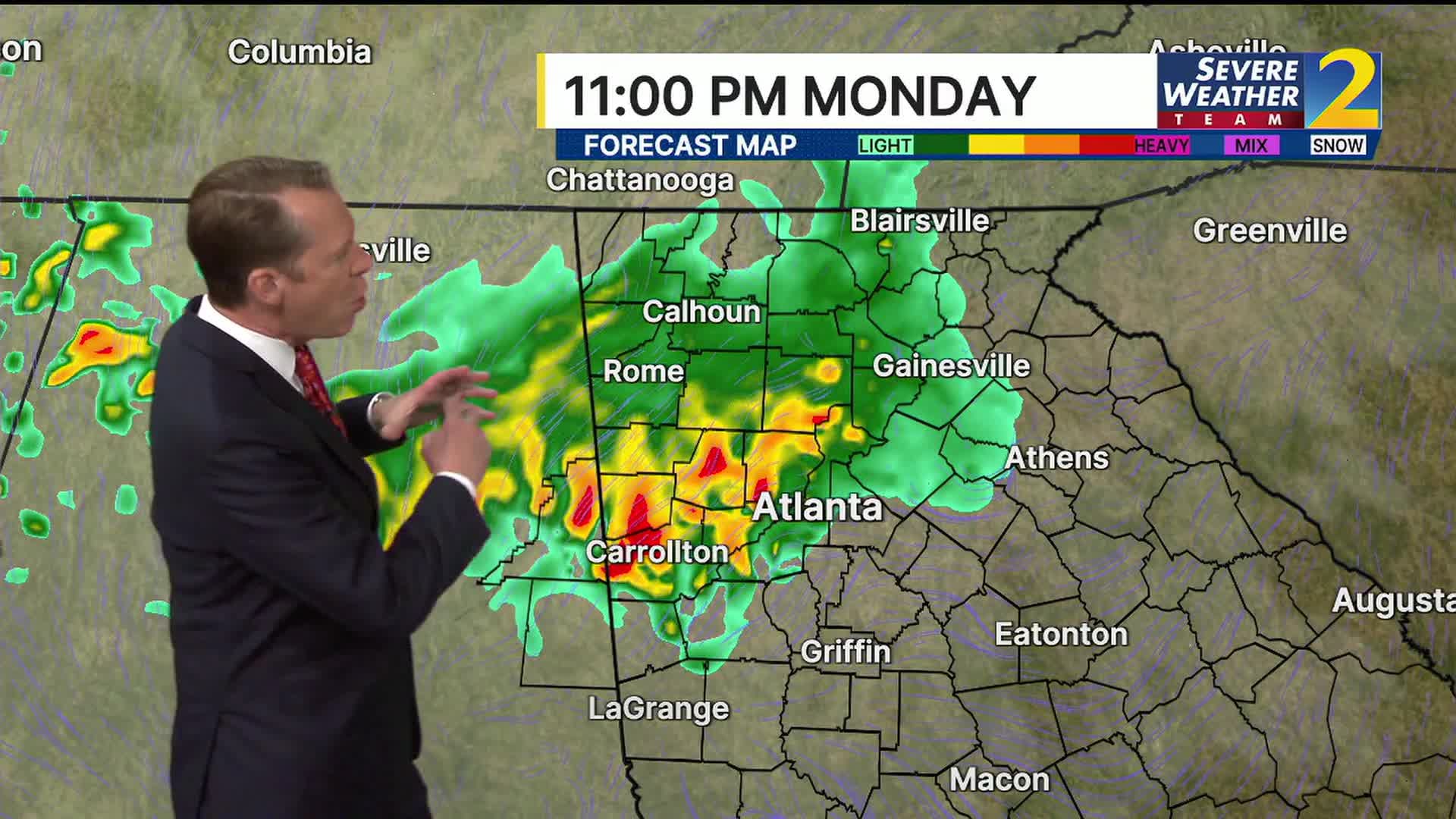 Severe thunderstorm watch expands to metro Atlanta