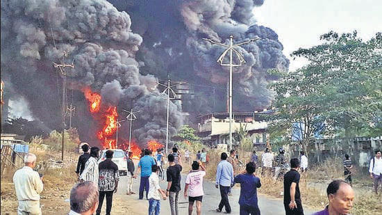Fire breaks out at chemical unit, firefighters take 3 hours to douse flames