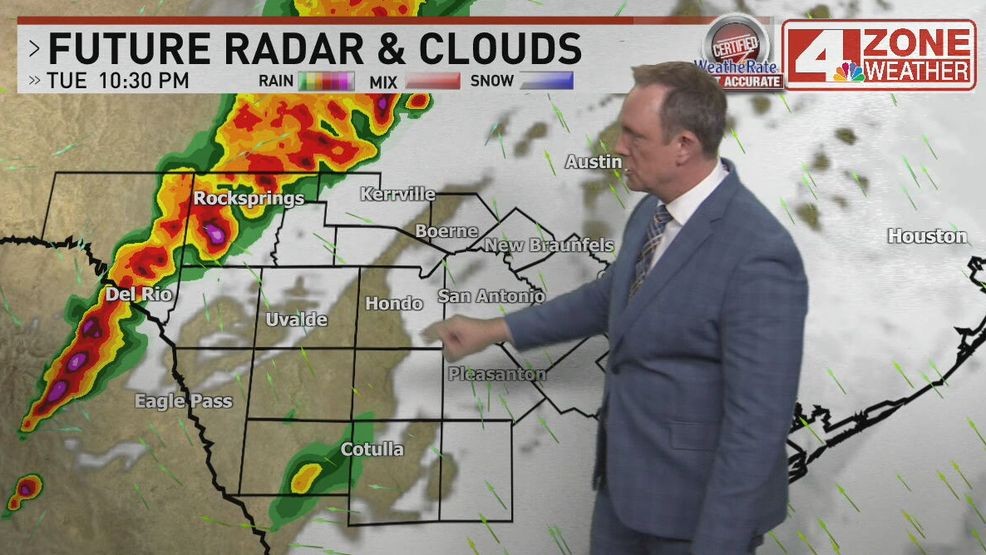 Potential severe storms with large hail, damaging winds and possibly a ...