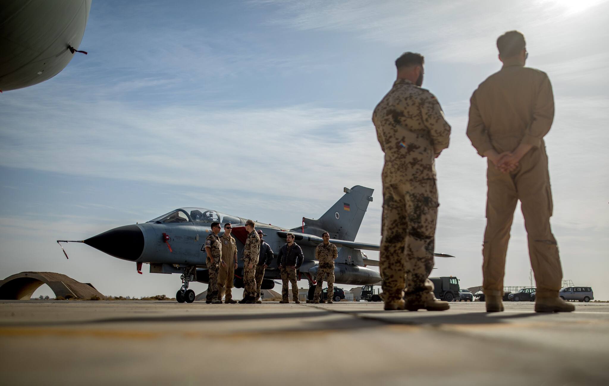 Raketenangriff auf Al-Asrak: Auch deutscher Teil des Camps getroffen