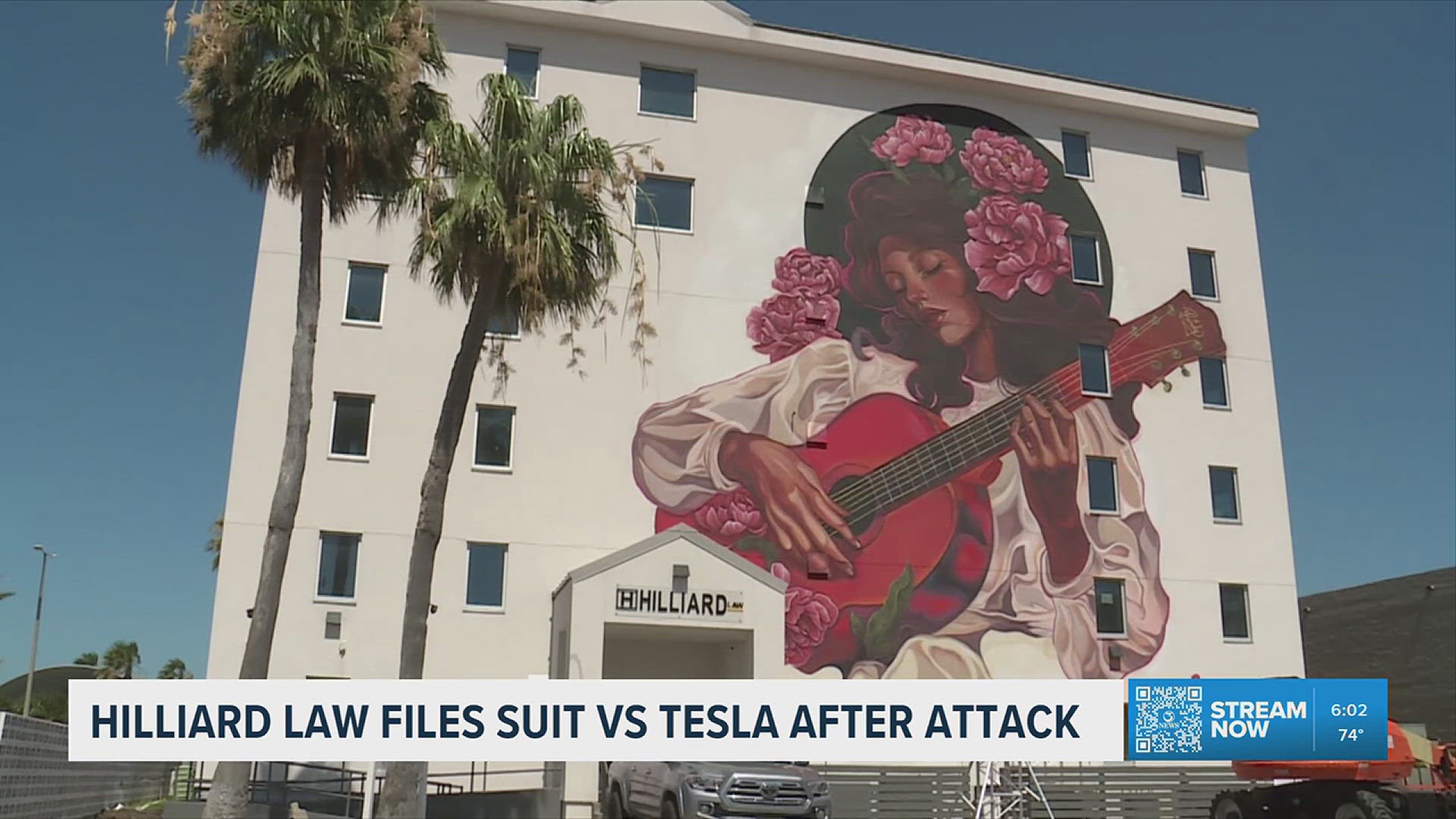 Hilliard Law files lawsuit vs Tesla after attack