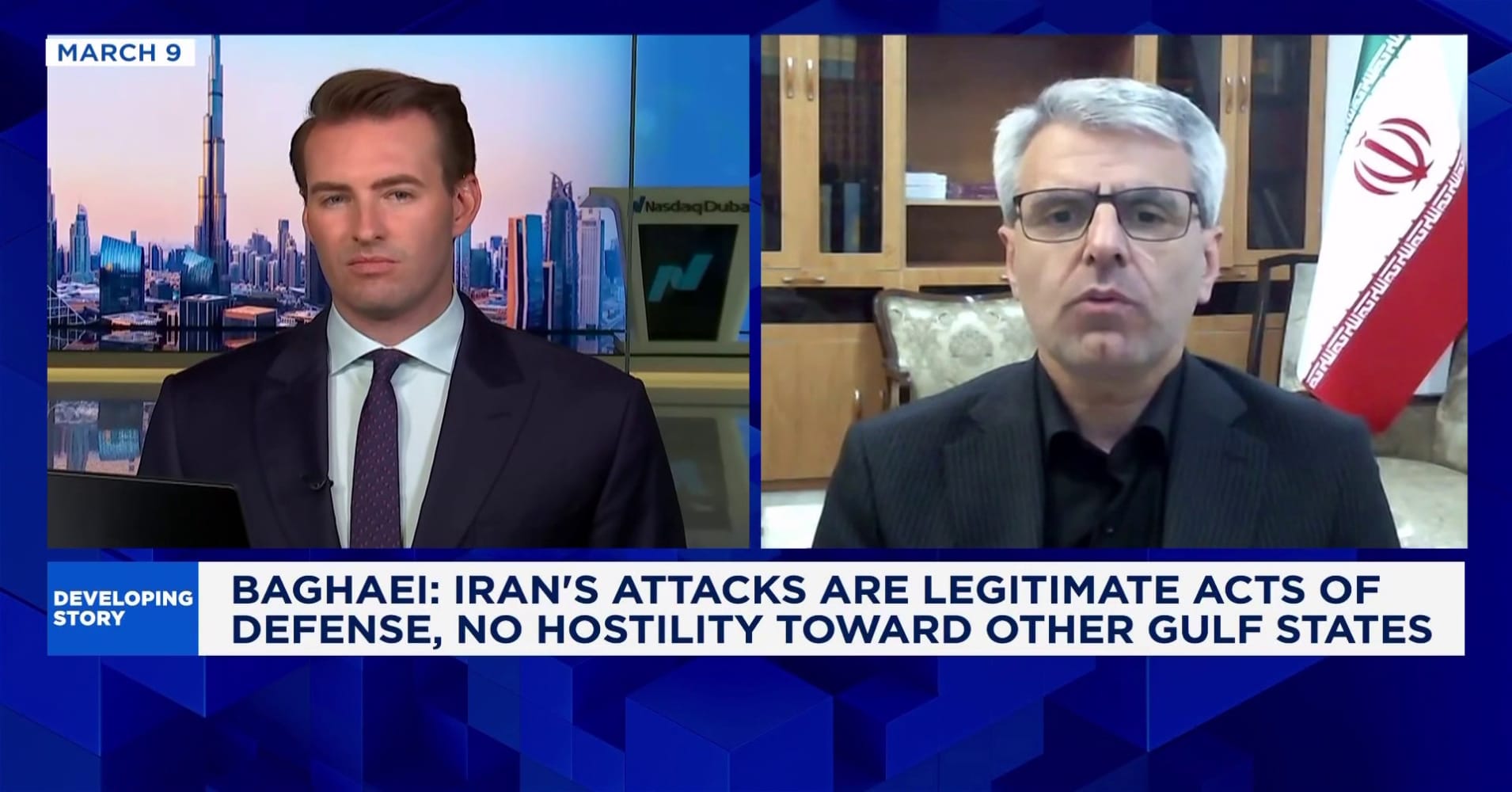 Iran defends strikes on Gulf states as "legitimate" targeting of US ...