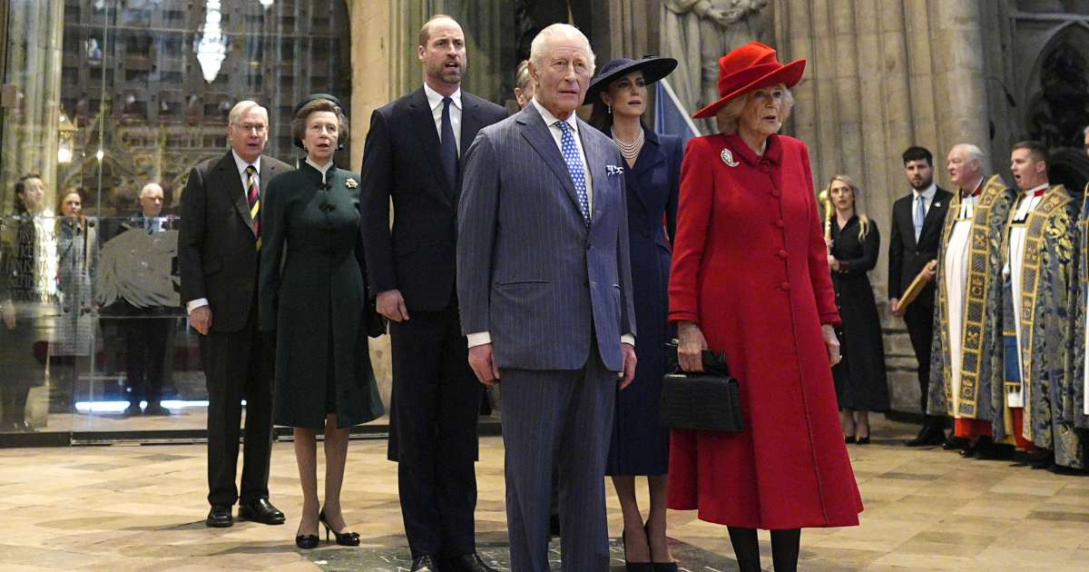 Royal family members face an 
