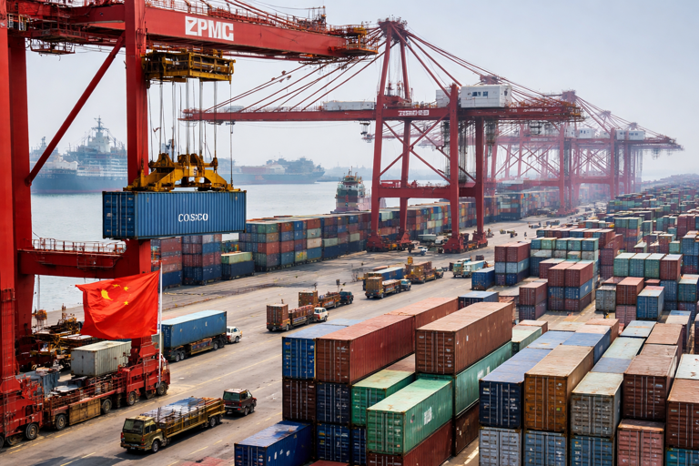 China trade surplus hits record $213B as exports surge 21.8%