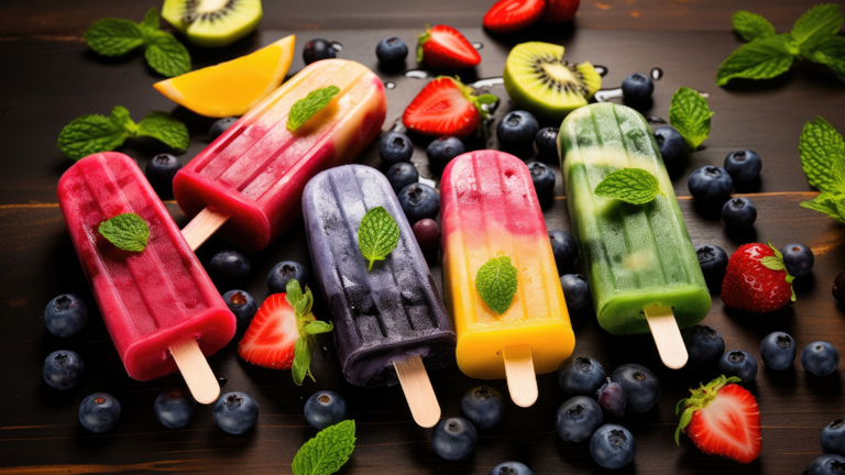 Easy natural fruit popsicle recipe for kids to beat summer heat