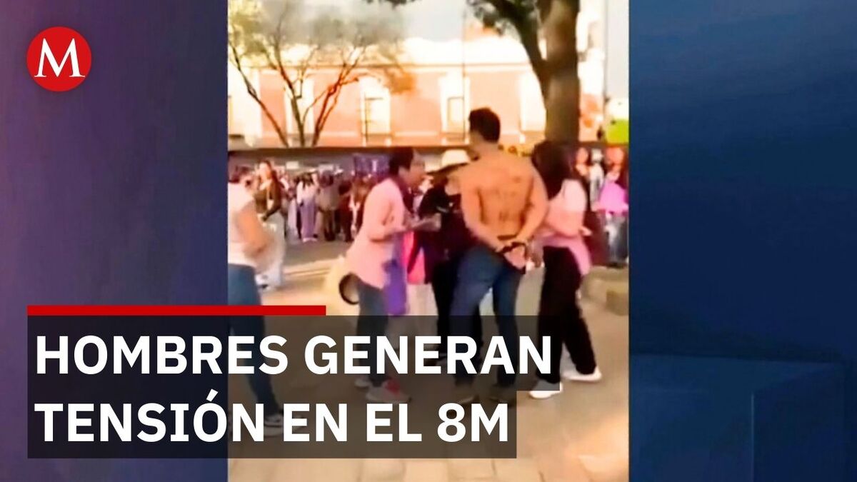 Hombres generan disturbios en marchas del 8M en Ciudad de México ...