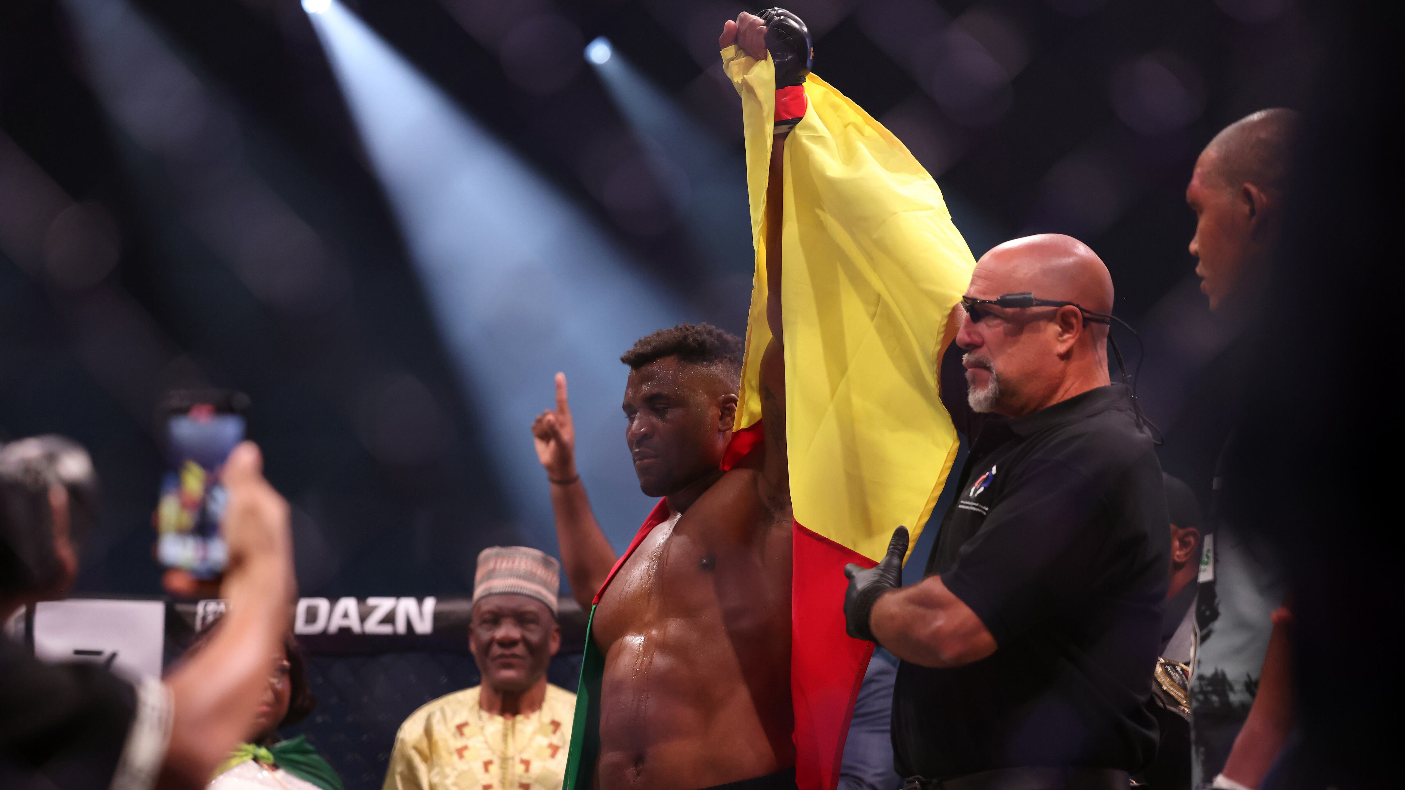 Francis Ngannou added to Ronda Rousey Netflix card