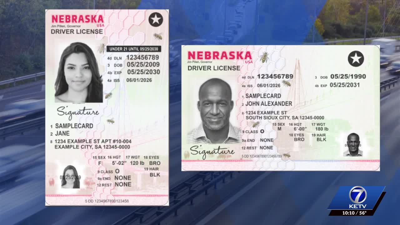 Nebraska Department of Motor Vehicles unveils new driver license and ...