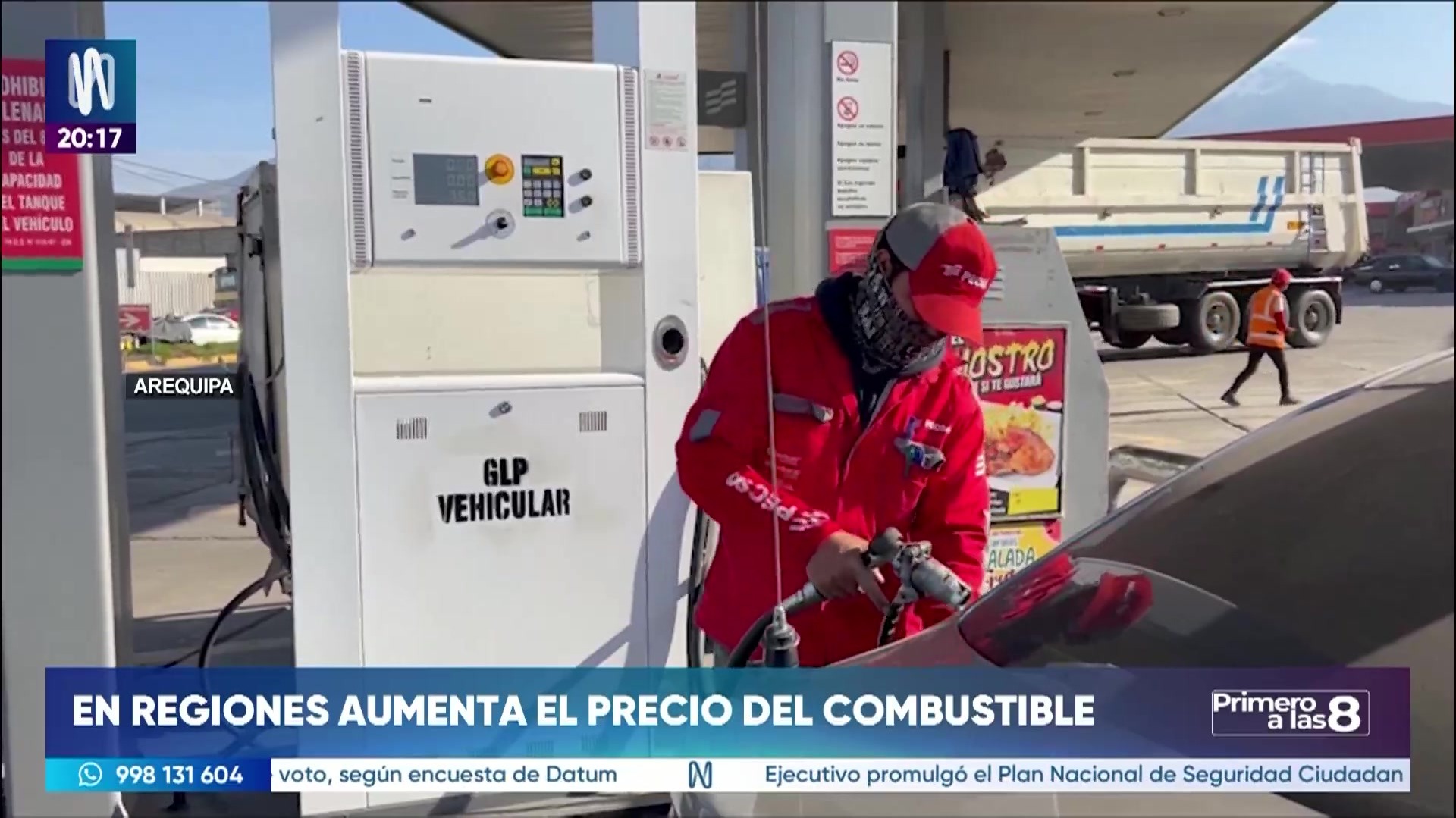 Crisis del gas eleva precio del combustible en regiones