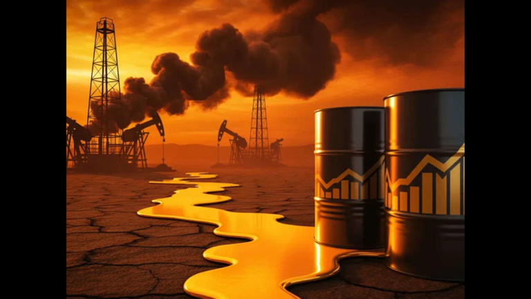 RIL, ONGC and other oil stocks fall up to 3% as crude logs sharpest ...