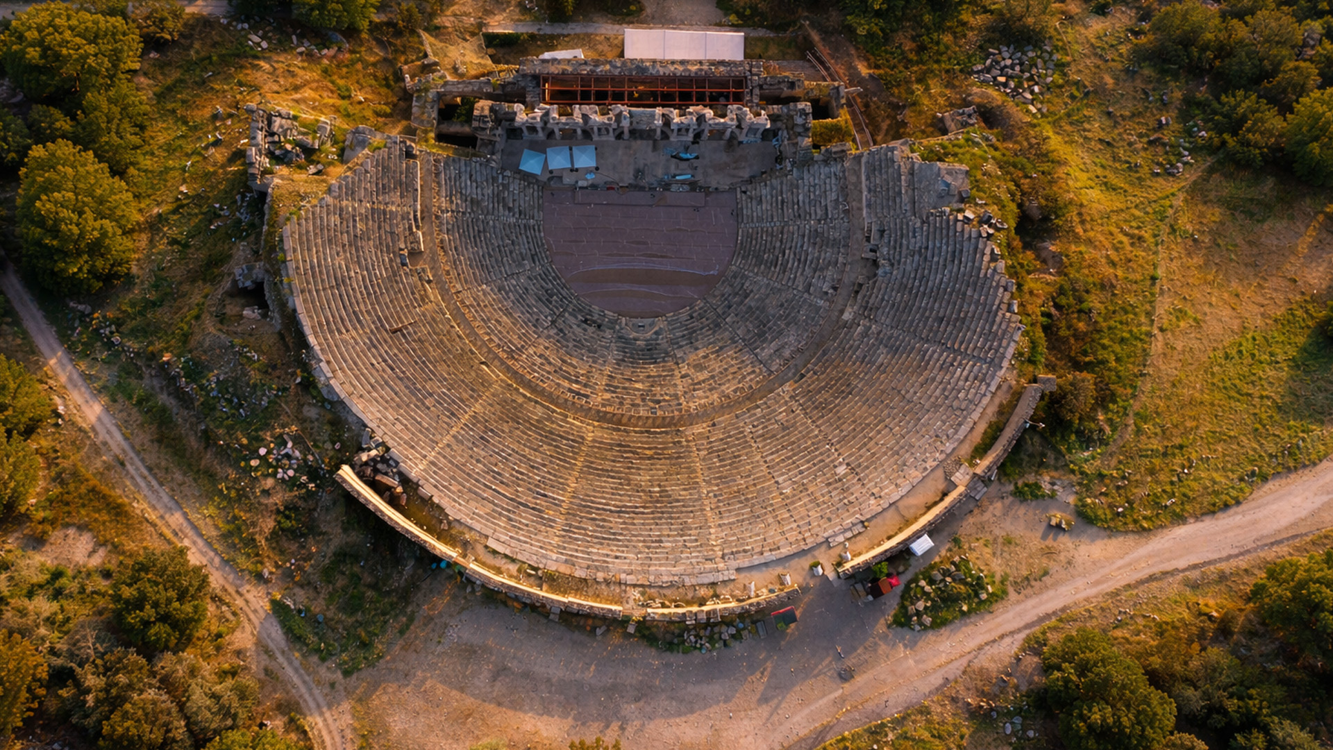 Where ancient crowds once filled these seats